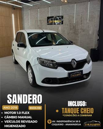 RENAULT SANDERO 1.0 12V SCE FLEX VIBE MANUAL RENAULT SANDERO 1.0 12V SCE FLEX VIBE MANUAL